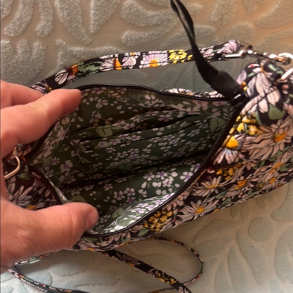 Vera Bradley Black Floral Shoulder Bag - Picture 4 of 4